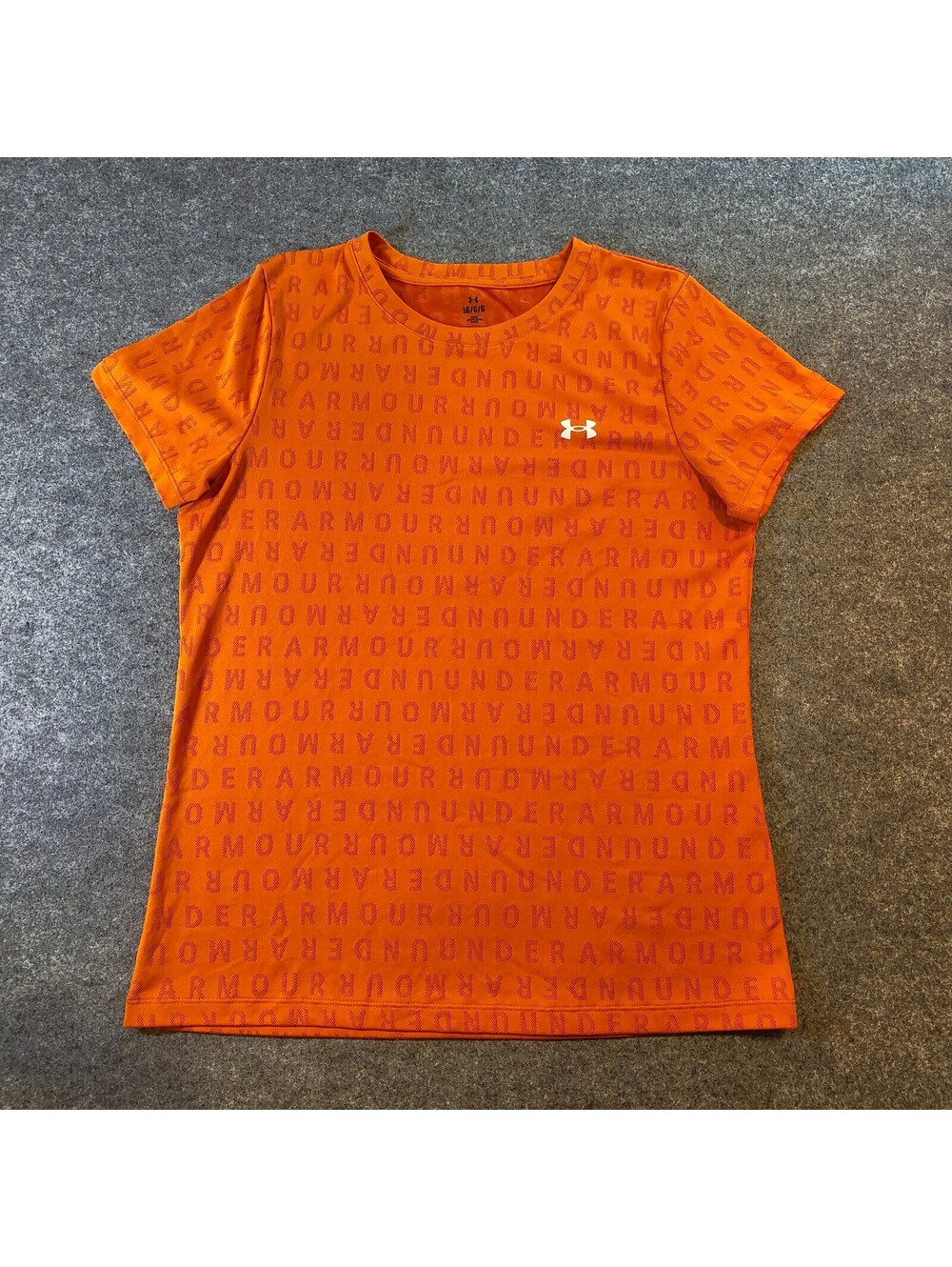 Under Armour Men’s Large Orange Loose Fit Tee Performance Training Shirt